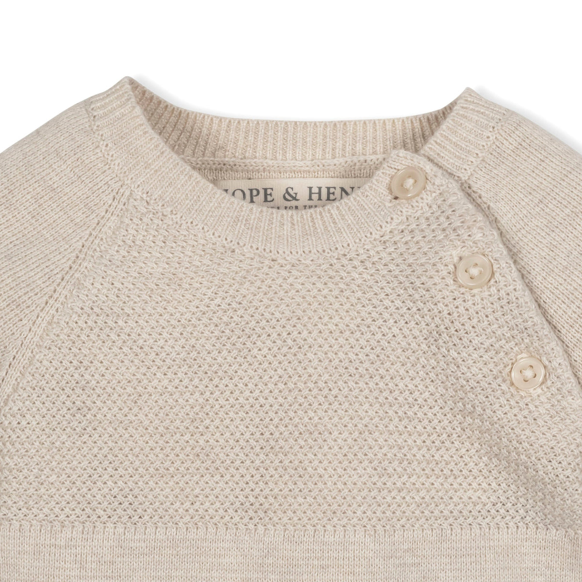Organic Footed Sweater Romper