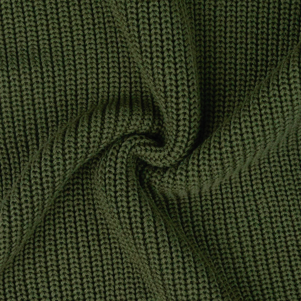 Baby Knit Romper Snap Closure in Forest Green