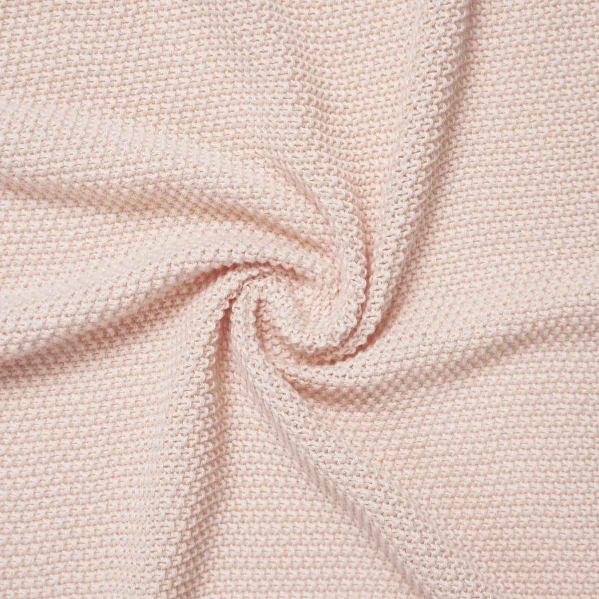 Heirloom Lace Knit Baby Blanket in Beige