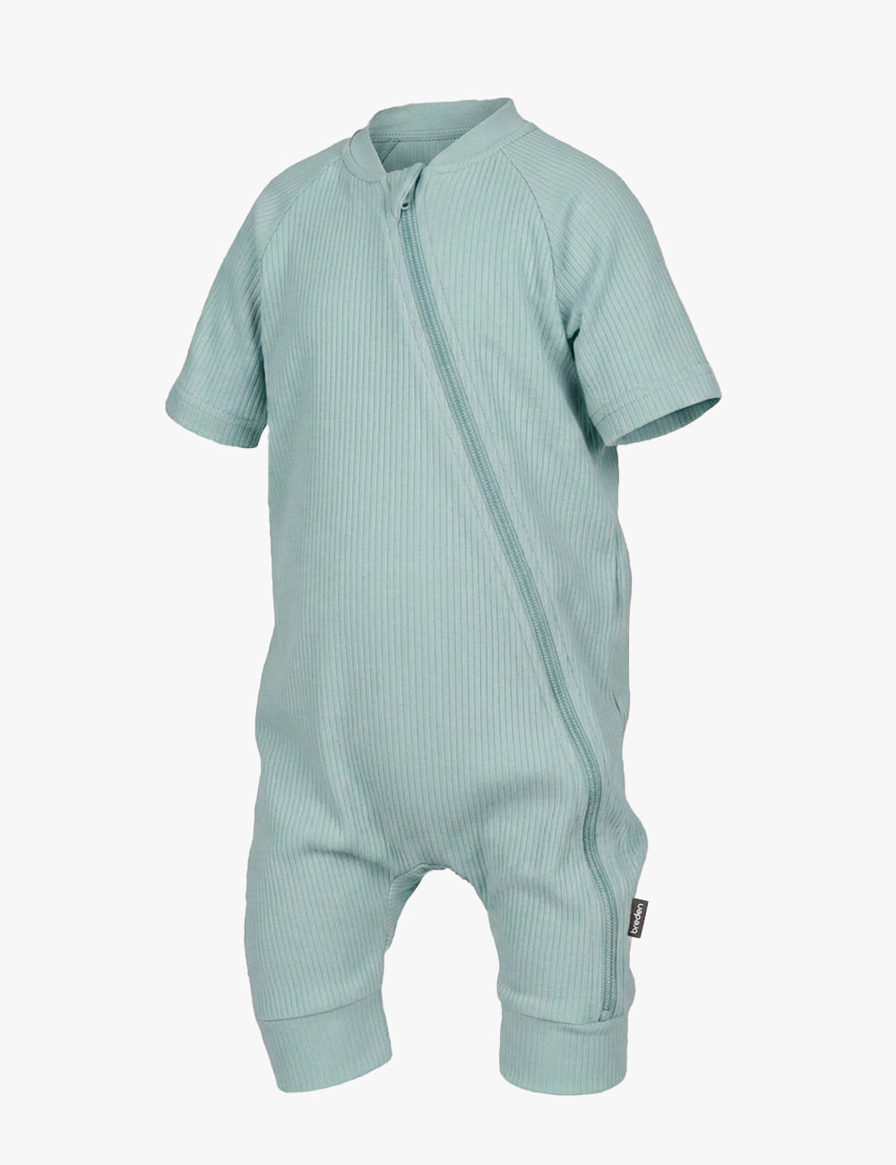 Short Sleeved Baby Romper GRAY